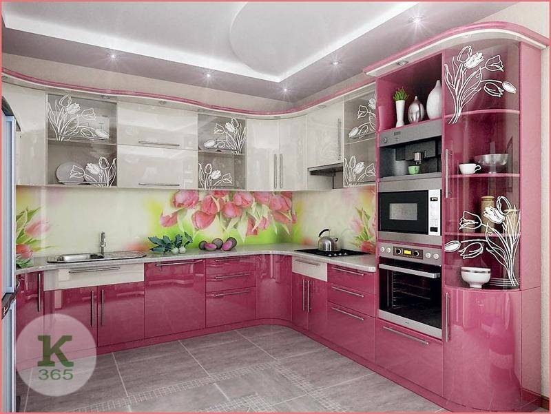 Розовая кухня Виктория Гранда Квадро артикул: 484128